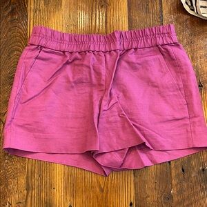 Women’s J.Crew  Purple/pink Shorts with Elastic Waistband size 00
